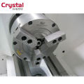 configuração opcional cnc torno máquina para usinagem de corte de metal de aço CK6432A * 700